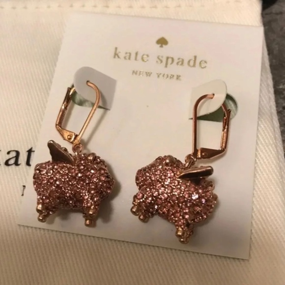 Kate spade flying paved pig earrings - Picture 5 of 6